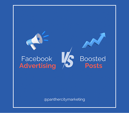 Facebook advertising vs boosted posts