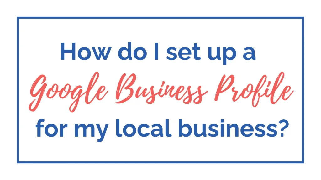 Google business profile