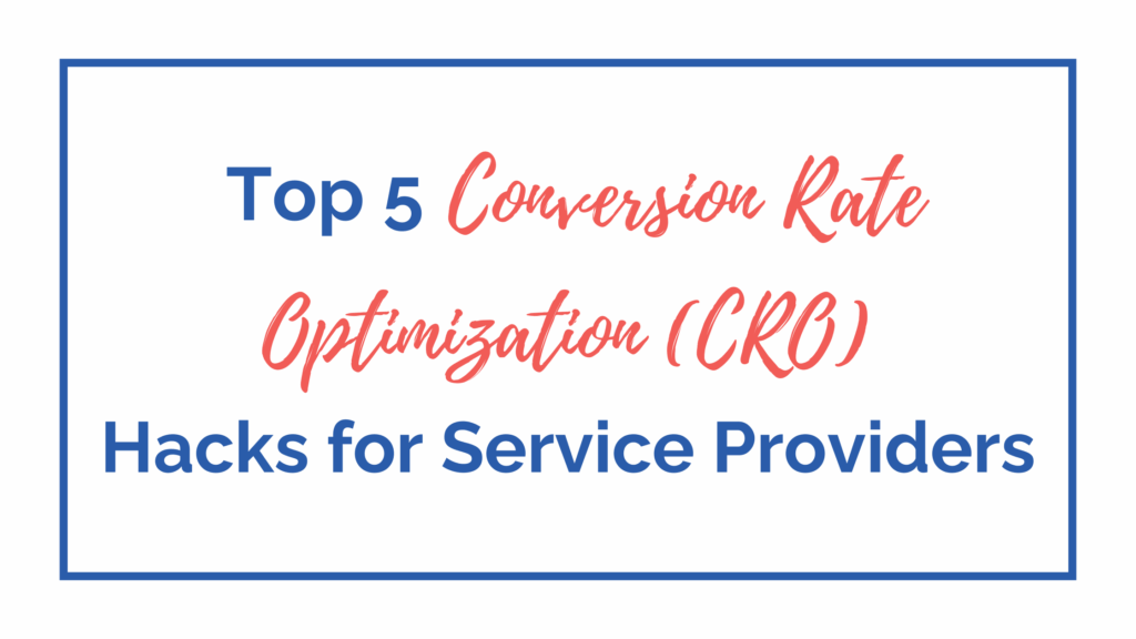 Conversion Rate Optimization