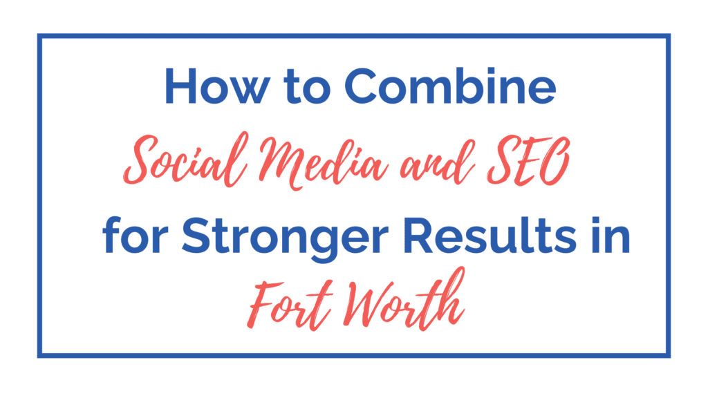 SEO and social media strategy